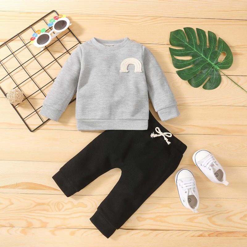 Baby Clothes Newborn Girl Boy Autumn 2Pcs Set 2023 Spring Summer Outfits - Image 2