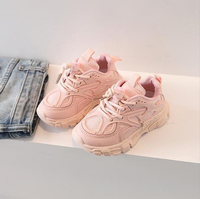 pink mesh upper