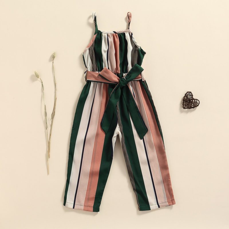 Casual Bandage Sleeveless Suspender Jumpsuit - Image 3