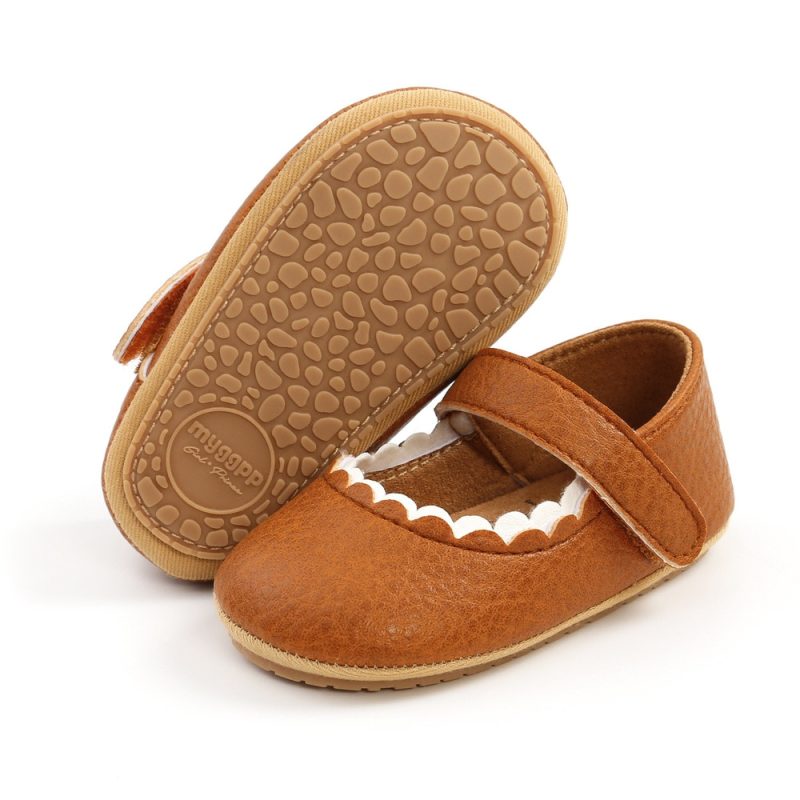 New Baby Shoes Baby Boy Girl Shoes Leather Rubber Sole Anti-slip Toddler First Walkers Infant Crib Shoes Newborn Girl Moccasins - Image 3