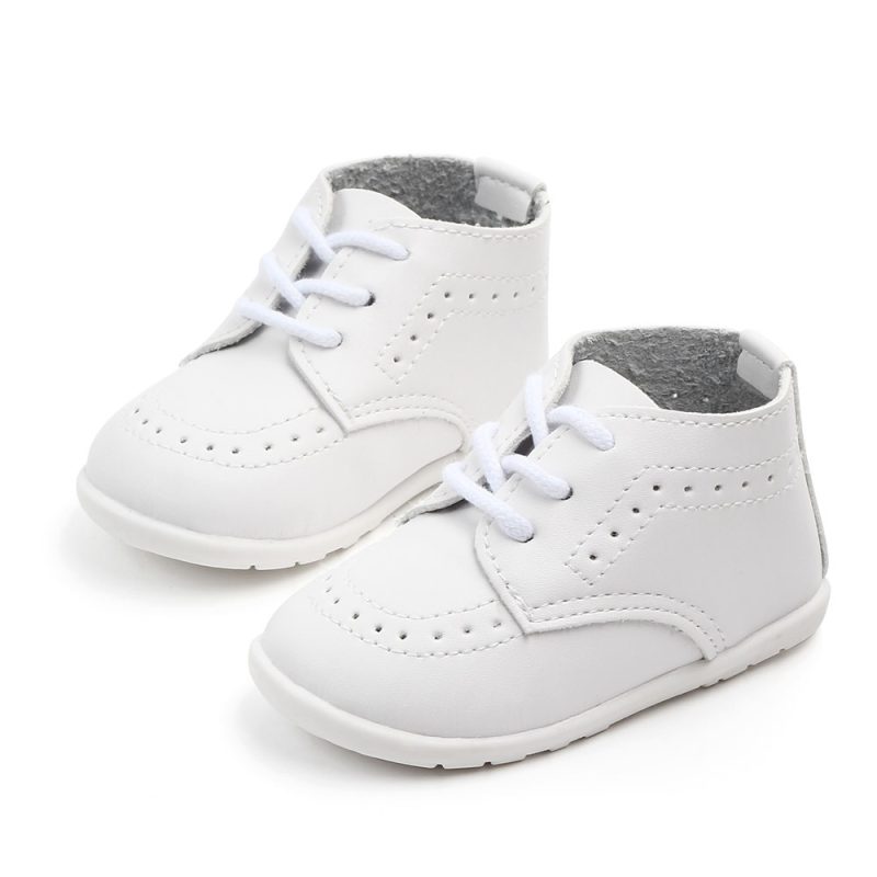 New Baby Shoes Retro Leather Boy Girl Shoes Toddler Rubber Sole Anti-slip First Walkers Newborn Infant Moccasins Baby Crib Shoes - Image 2