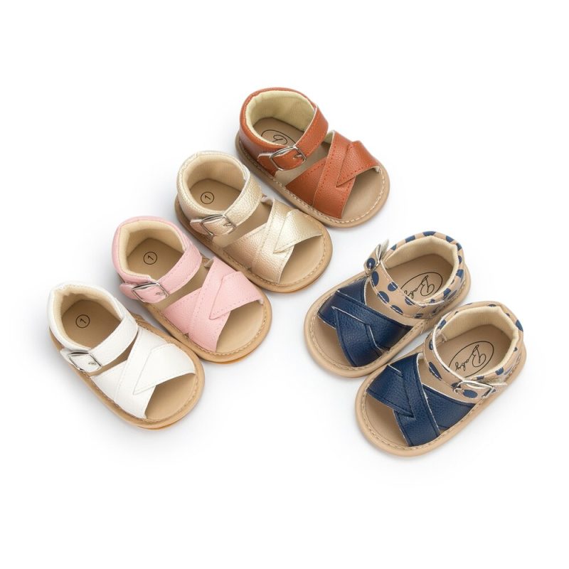 New Infant Baby Shoes Baby Boy Girl Shoes Toddler Flats Summer Sandal Flower Soft Rubber Sole Anti-Slip Crib Shoes First Walker - Image 6