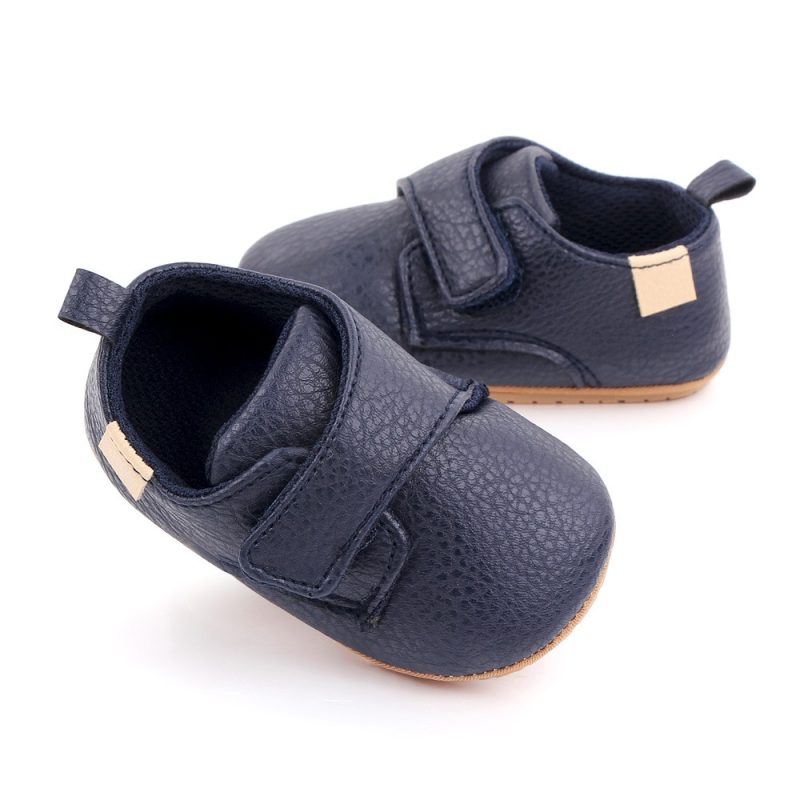 Newborn Baby Shoes Baby Boy Girl Shoes Classic Leather Rubber Sole Anti-slip Toddler First Walkers Infant Girl Shoes Moccasins - Image 3