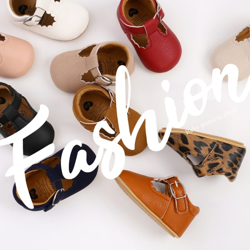 Newborn Baby Shoes Classic Stripe Leather Boy Girl Shoes Multicolor Toddler Rubber Sole Anti-slip First Walkers Infant Moccasins - Image 6