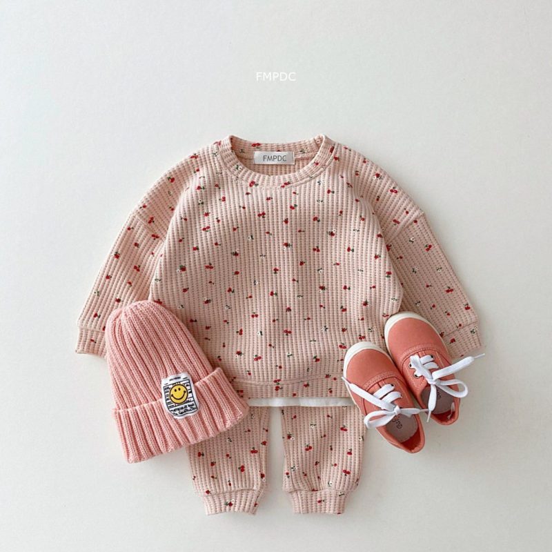 Baby Girls Cute Fruit Printing Tops + Trouser 2pcs - Image 2