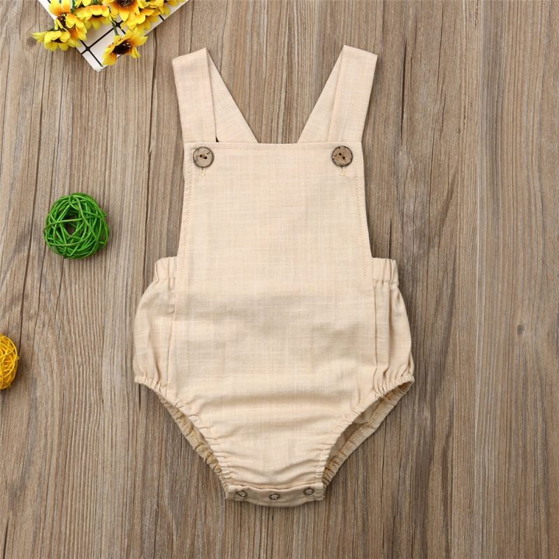 Newborn Baby Romper Summer Sleeveless Jumpsuits - Image 3