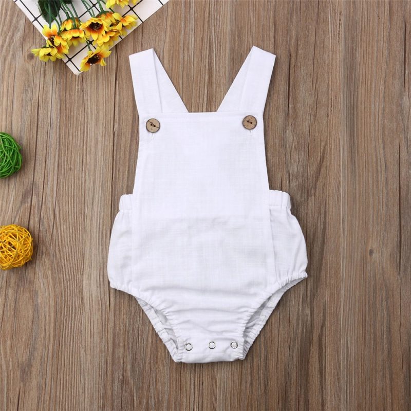 Newborn Baby Romper Summer Sleeveless Jumpsuits - Image 4