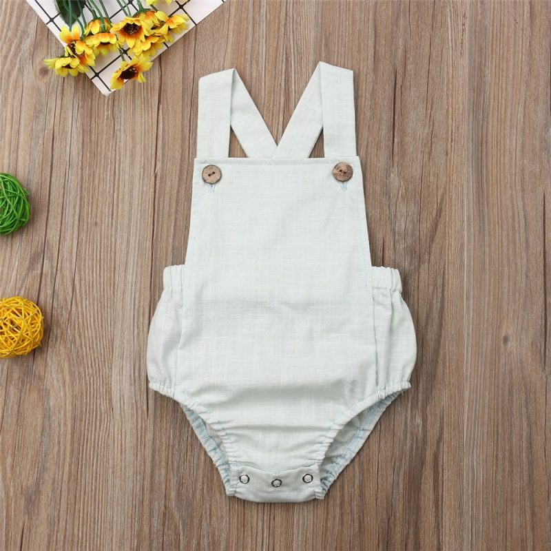 Newborn Baby Romper Summer Sleeveless Jumpsuits - Image 5