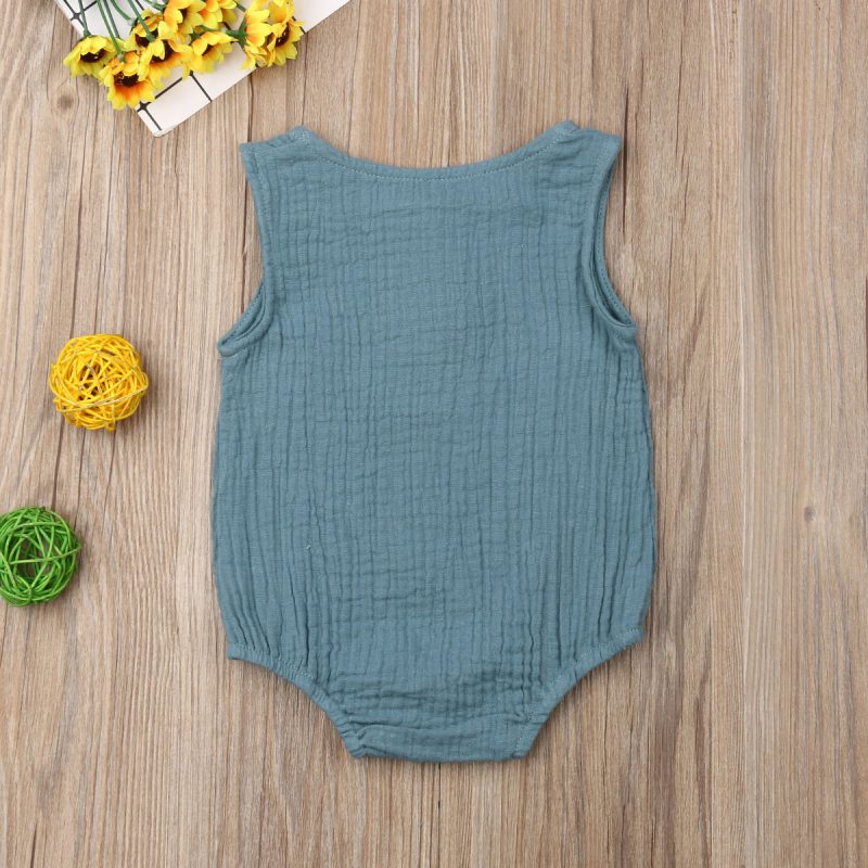 Summer Infant Baby Romper Sleeveless Jumpsuit - Image 6