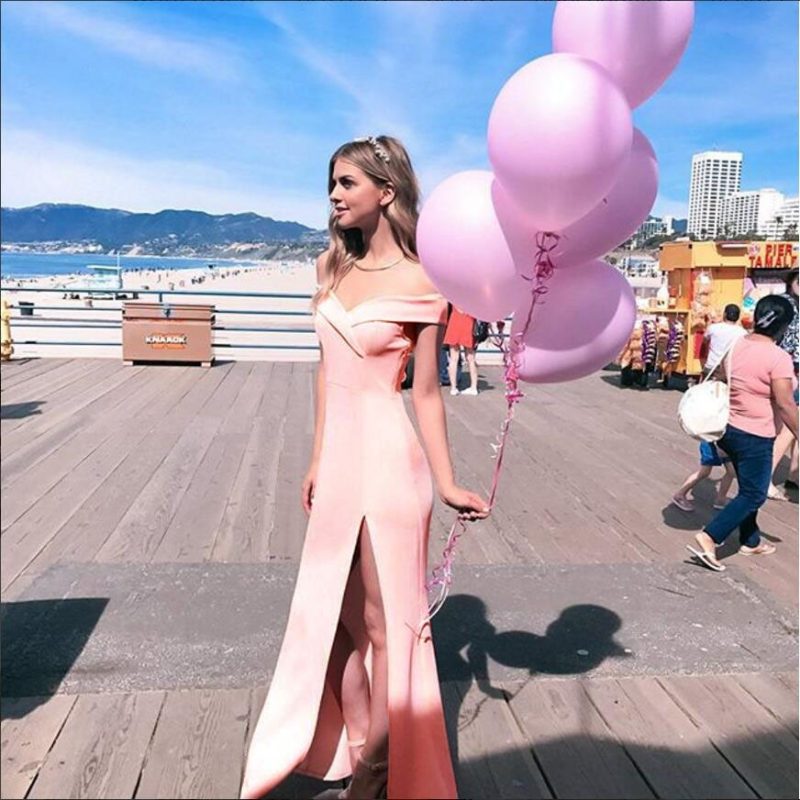 Women Split Bodycon Long Maxi Dress Party Wedding Prom 2023 Summer Fashion Outfits - Image 2