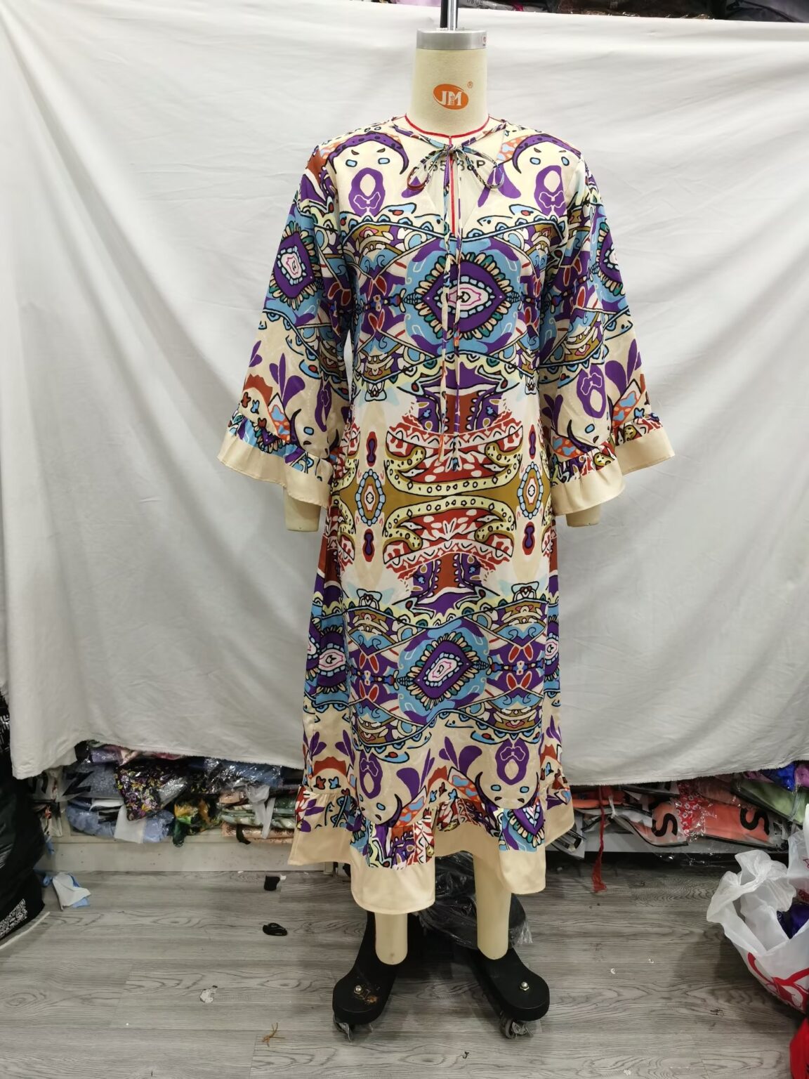 Amoi Women Printed Midi Dress - Image 4