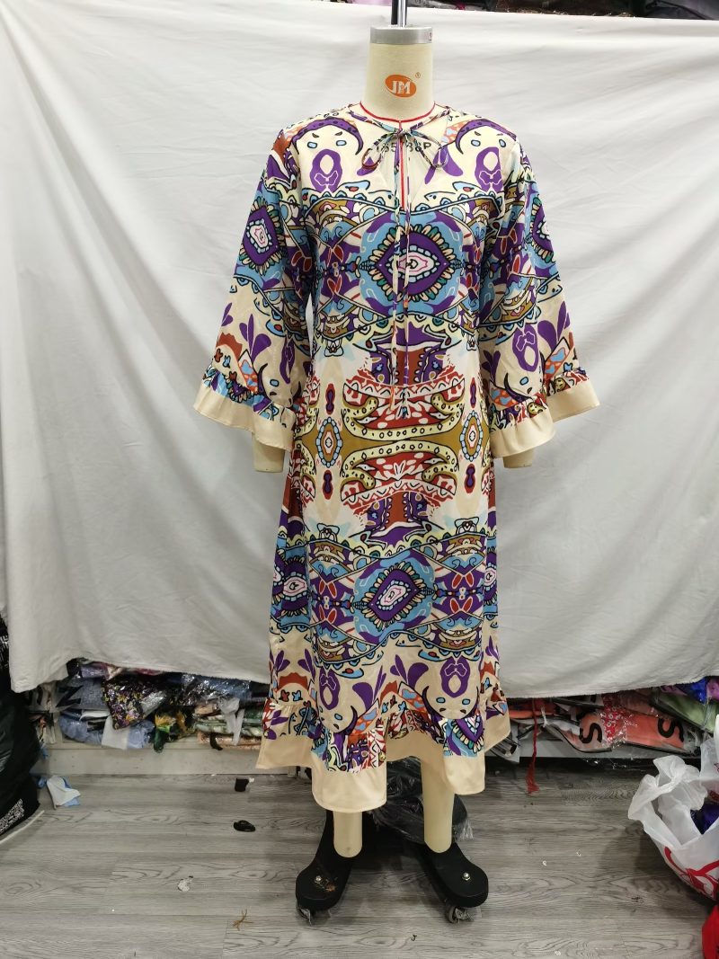 Amoi Women Printed Midi Dress - Image 4