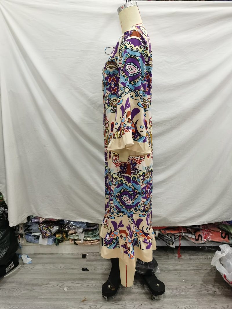 Amoi Women Printed Midi Dress - Image 5