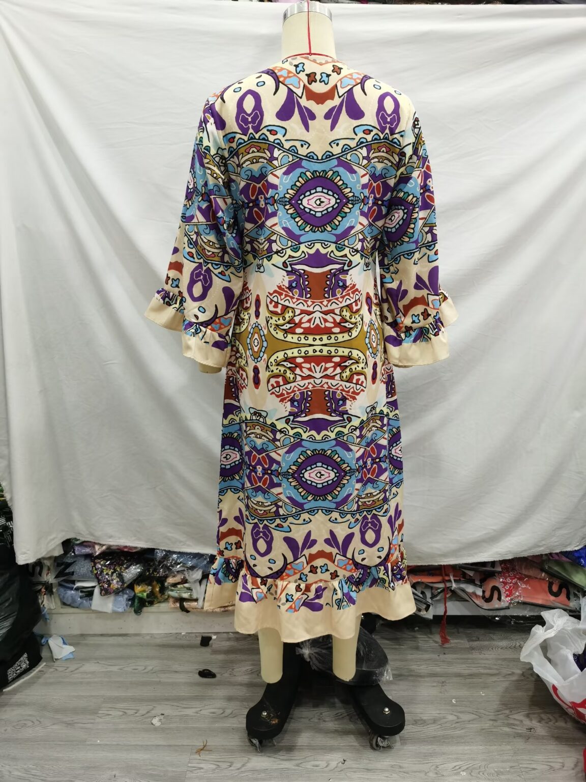 Amoi Women Printed Midi Dress - Image 6