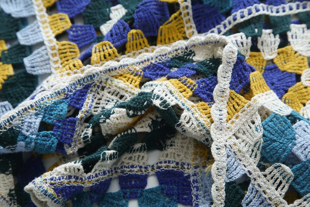 Summer Refreshing Seaside Holiday Knitted Crocheted Colorful Floral Suspender  V-neck Sexy - Image 8