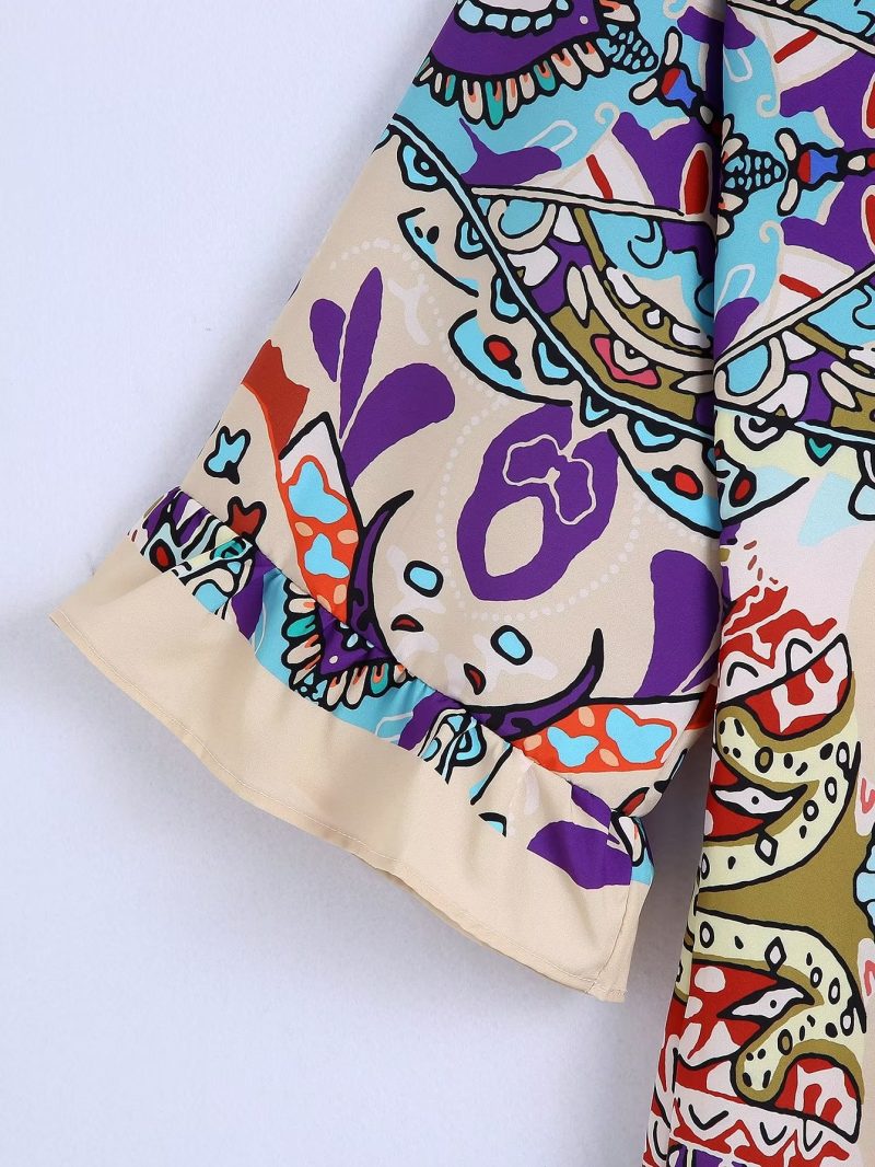 Amoi Women Printed Midi Dress - Image 7