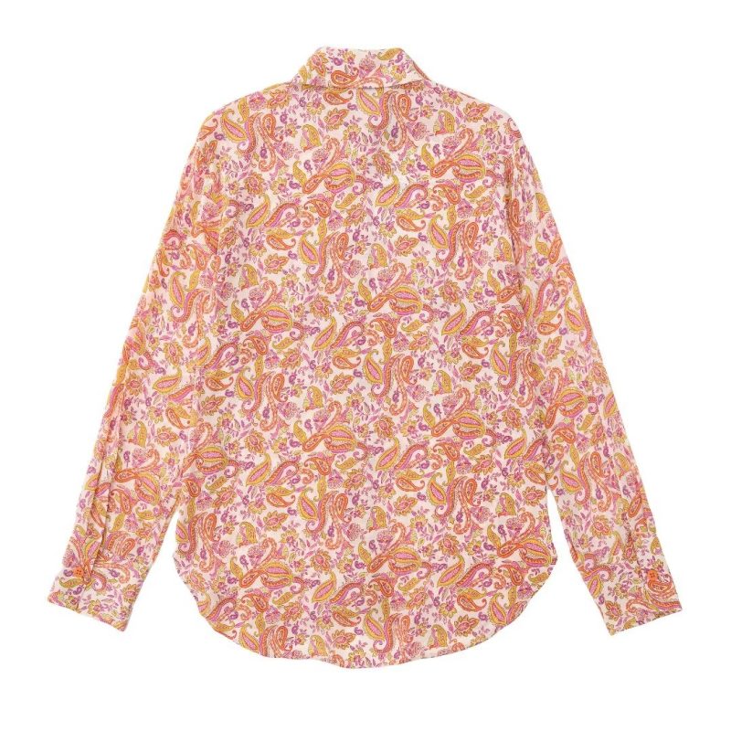 Spring Women Slimming Printed Shirt - Image 3