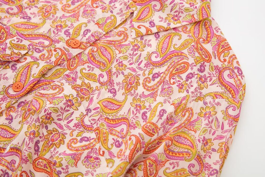 Spring Women Slimming Printed Shirt - Image 8