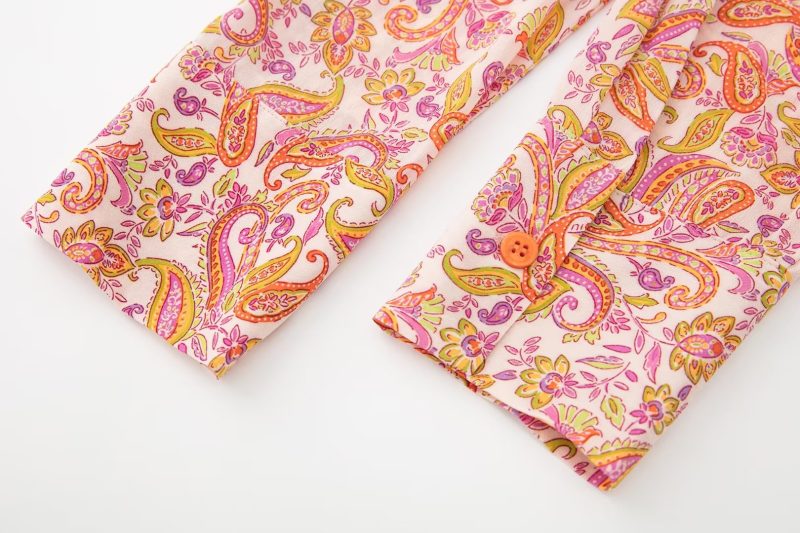 Spring Women Slimming Printed Shirt - Image 10