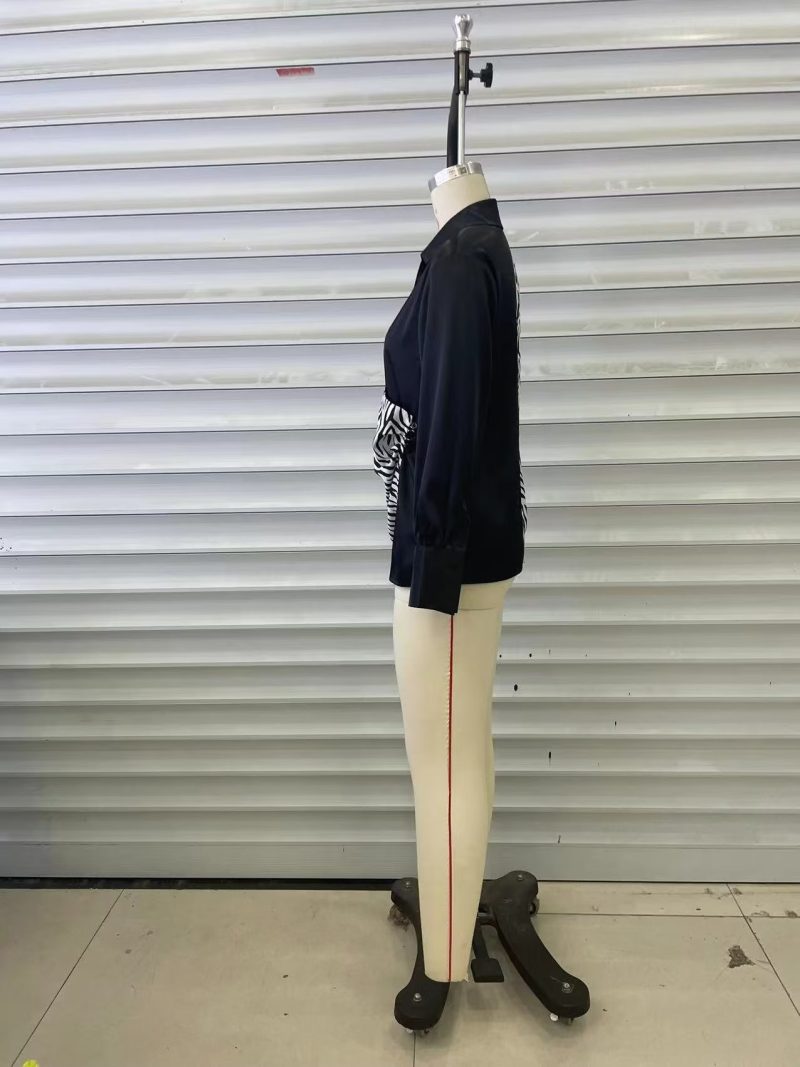 Long Sleeves Shirt Mid-Length Top Early Autumn Loose Women Clothing - Image 12