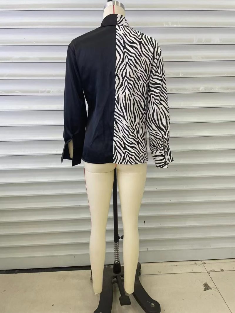 Long Sleeves Shirt Mid-Length Top Early Autumn Loose Women Clothing - Image 13