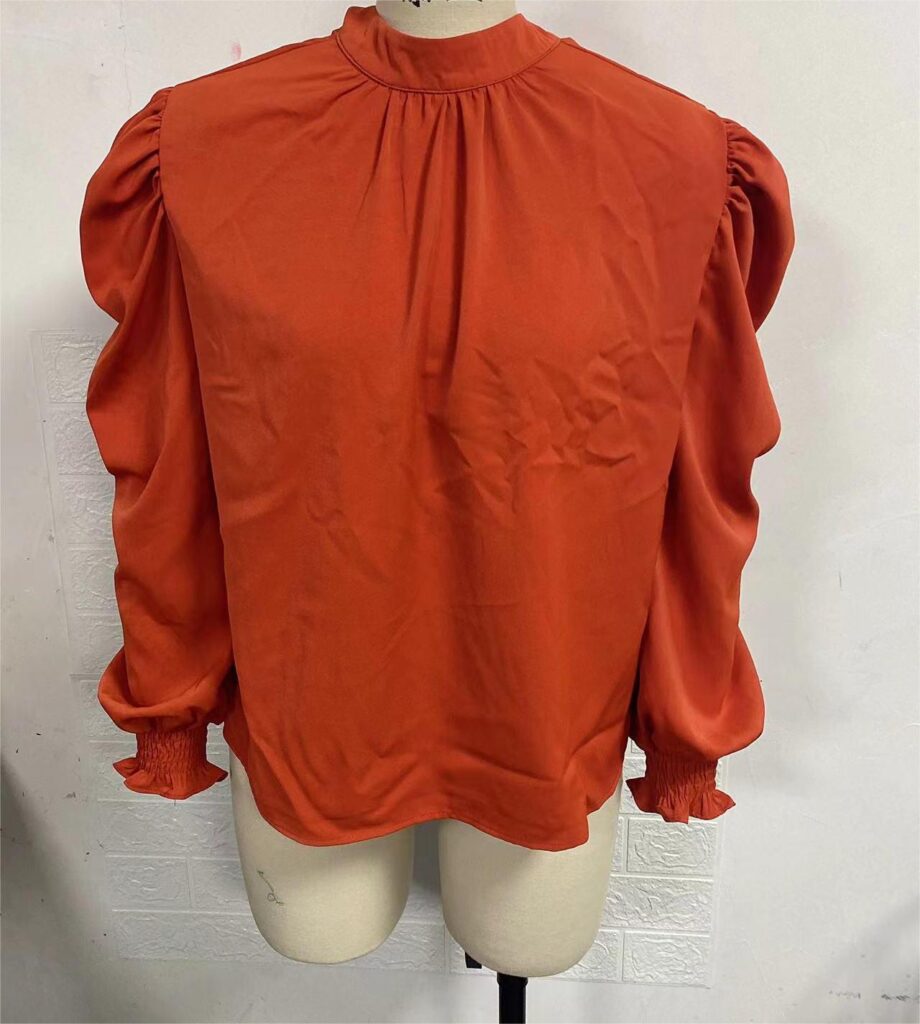Autumn Winter Long Sleeve Turtleneck Long Sleeve Casual Loose Shirt Top Women - Image 2