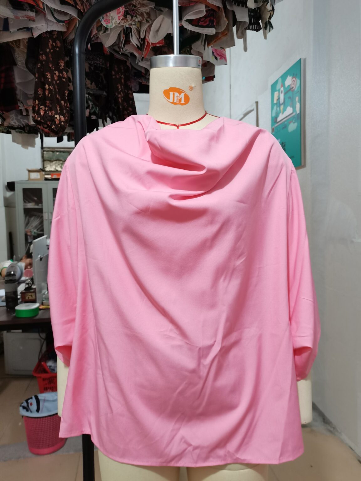 Summer Women Half Sleeve Solid Color Loose Fitting Plus Size Shirt Top Women - Image 6