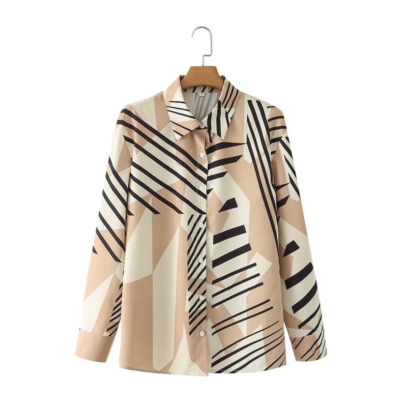 Shirt Women Casual Loose Spring Autumn Temperamental Minority Top