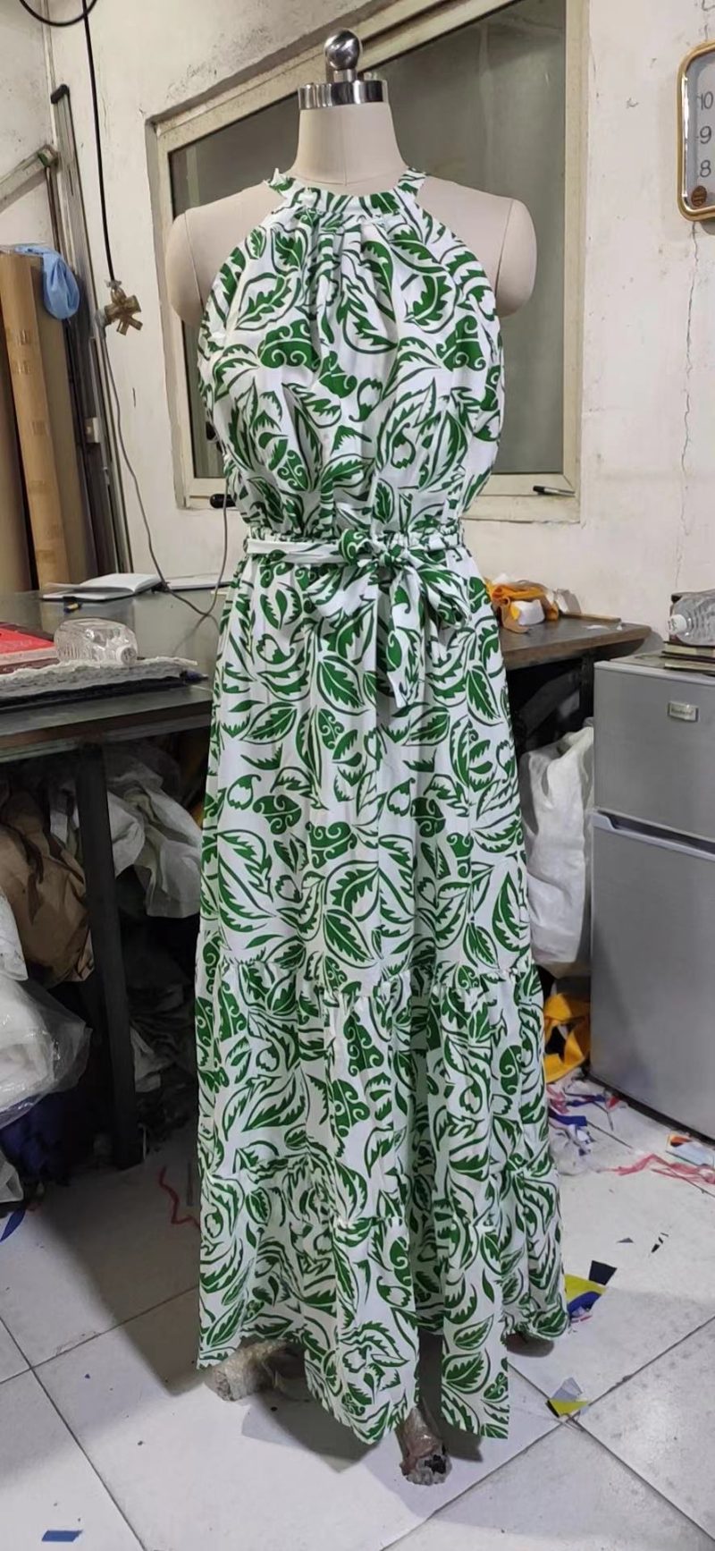 Fashion Sexy Floral Back Dress Bohemian Dress - Image 5