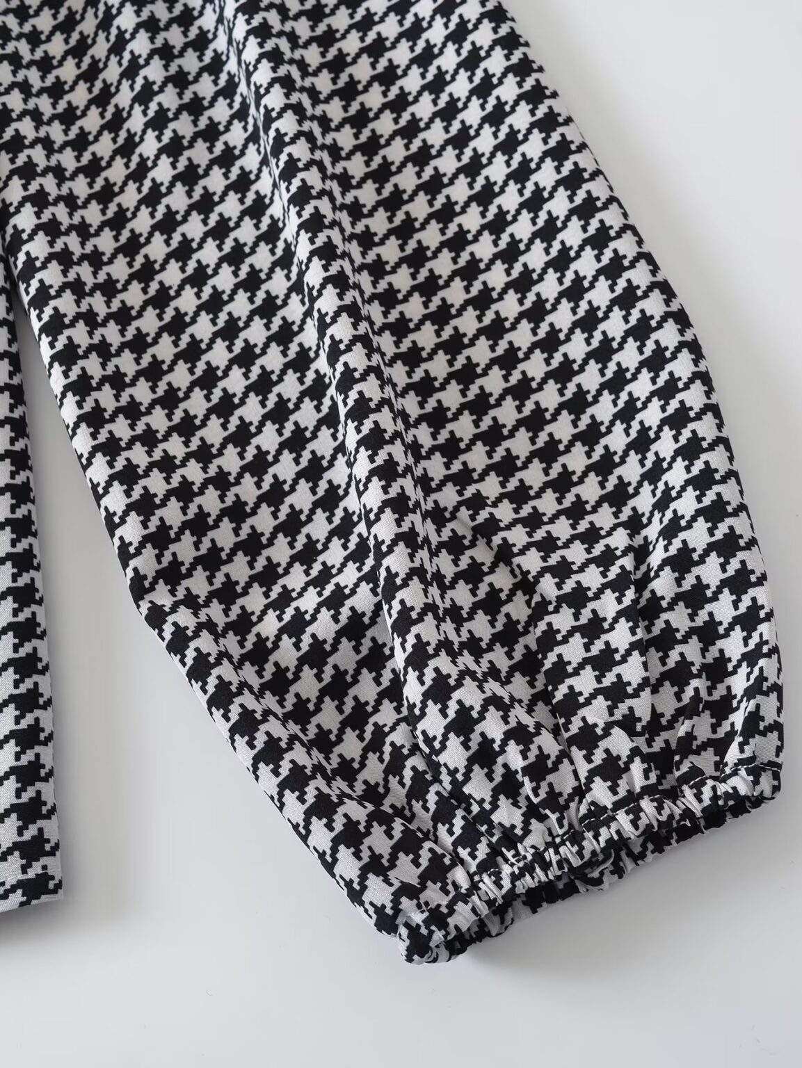 Bow Black White Plaid Fleece Shirt Women Long Sleeve Warm Winter Fresh Student Shirt - Image 5