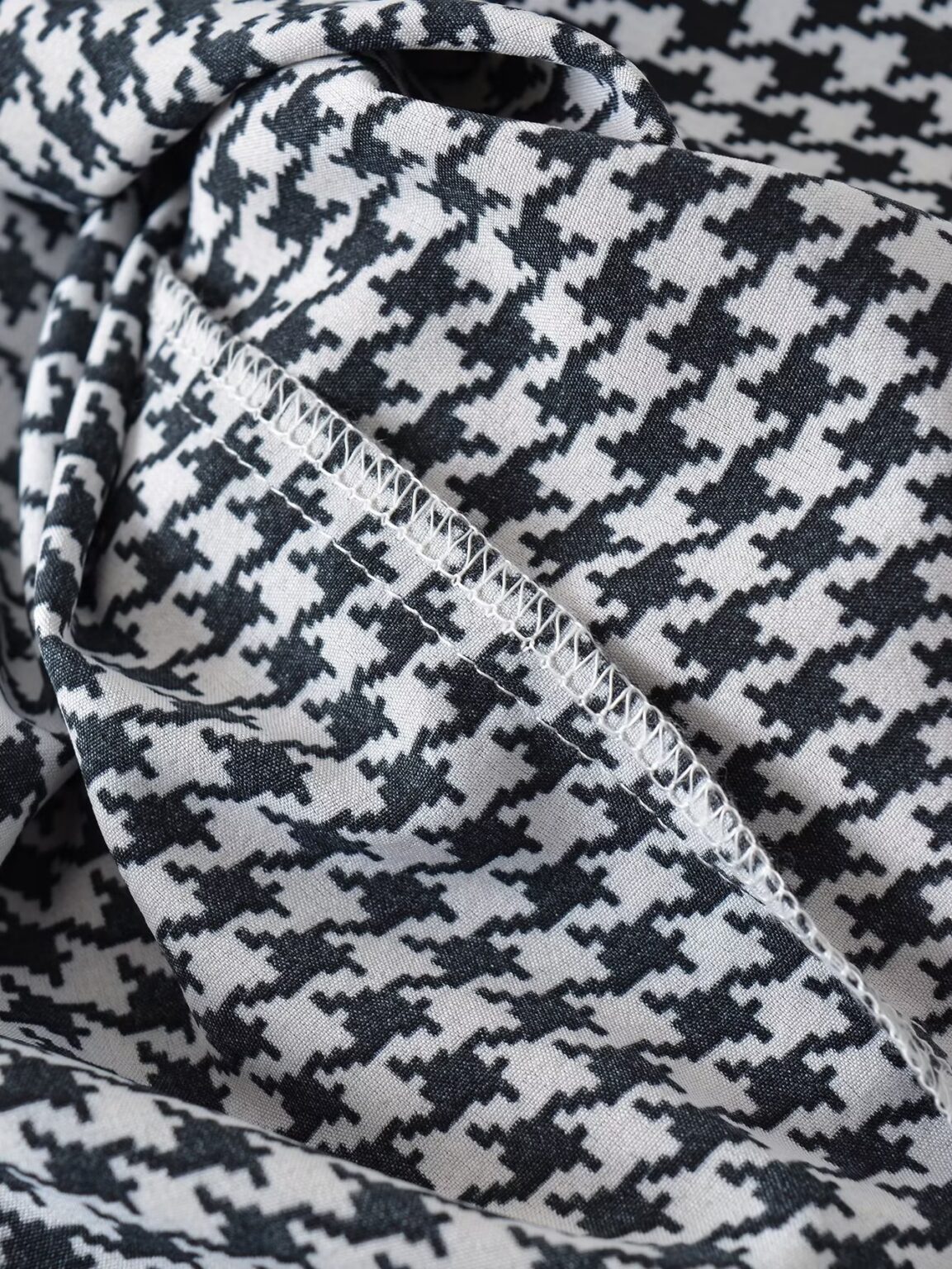 Bow Black White Plaid Fleece Shirt Women Long Sleeve Warm Winter Fresh Student Shirt - Image 7