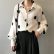 Spring French Retro Polka Dot Chiffon Shirt Women Long Sleeve Loose Korean Shirt Women