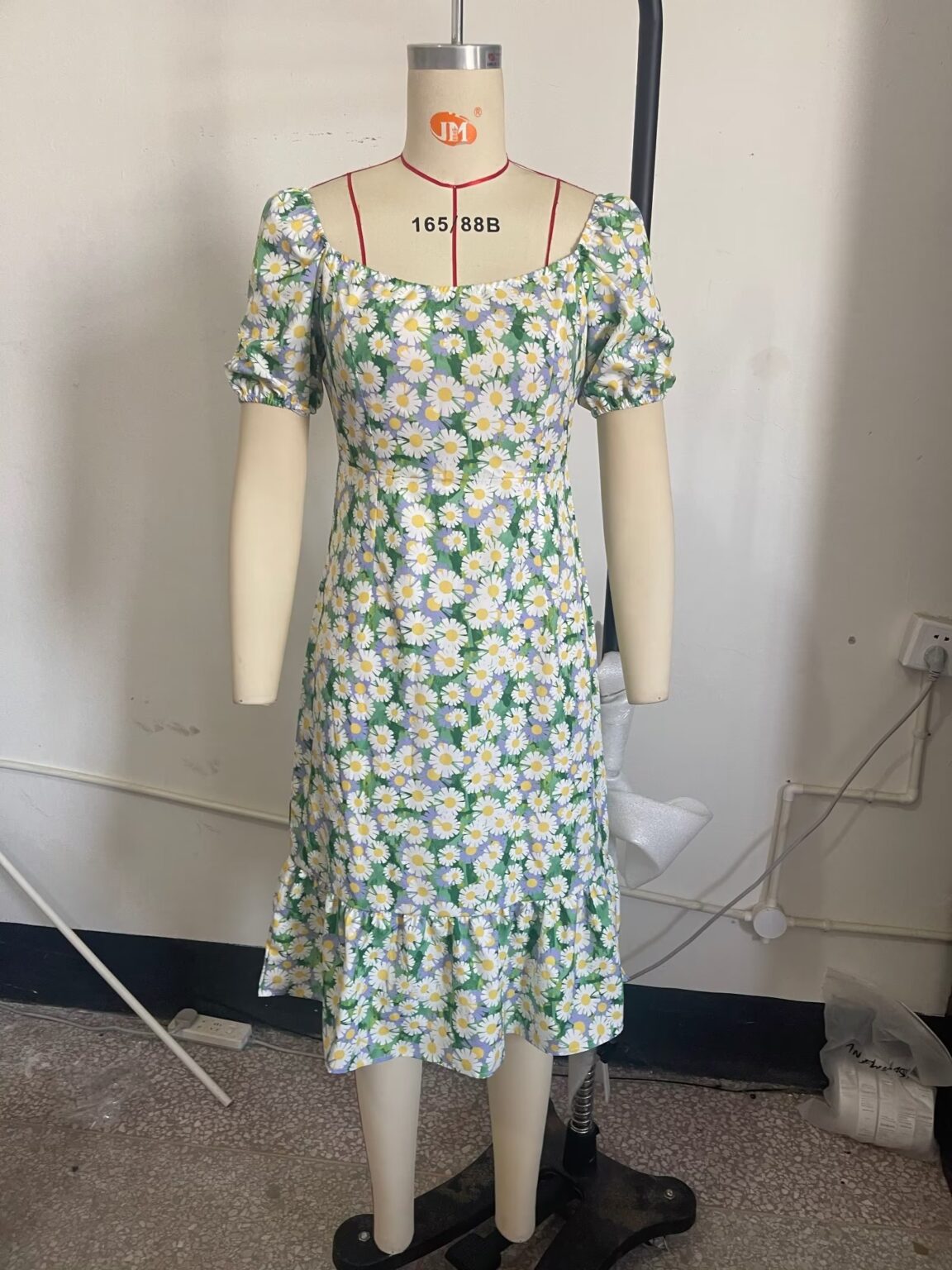 Women Summer Dress Cover Belly Slimming Fresh Conservative Spring - Image 4
