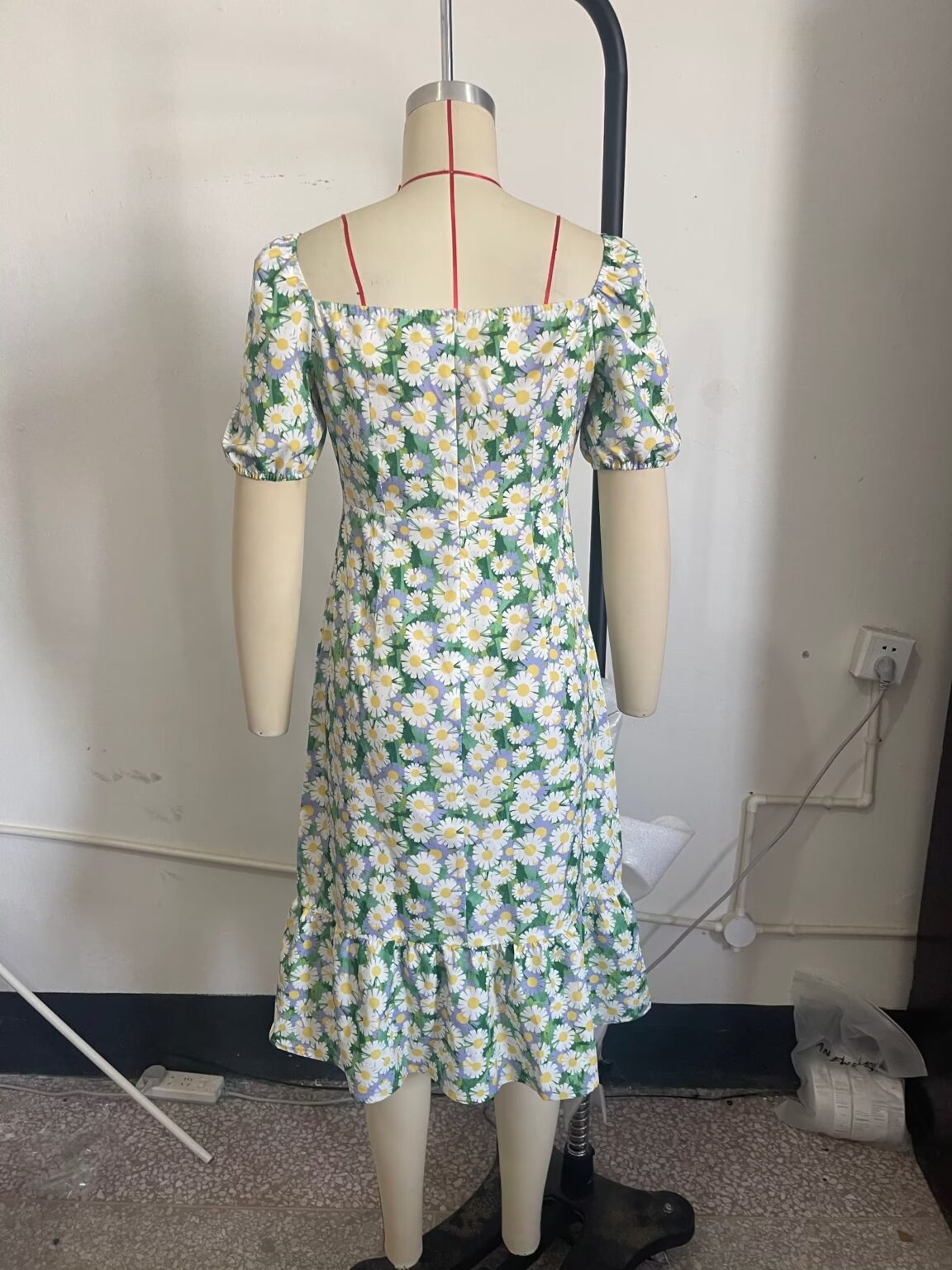 Women Summer Dress Cover Belly Slimming Fresh Conservative Spring - Image 5