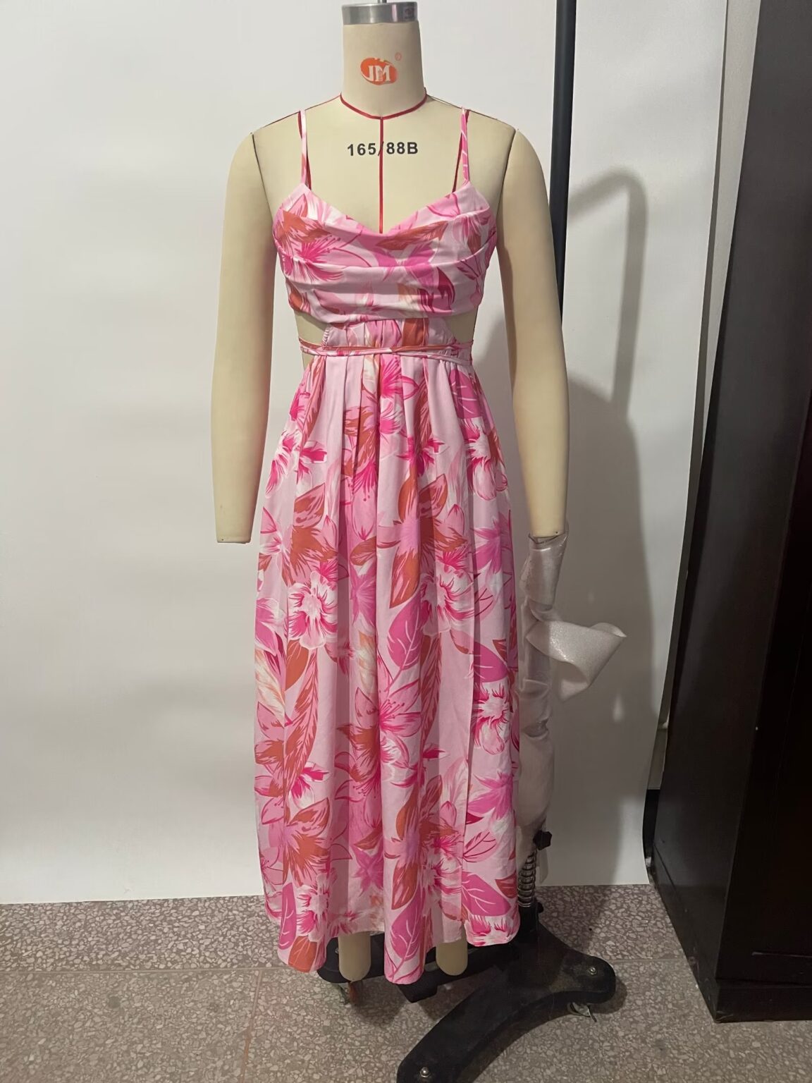 Spring Printed Sexy Split Sling Dress - Image 3