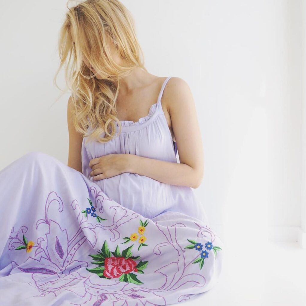 Women  Summer Loose Vacation Elegant Flower Embroidered Sling Dress - Image 5