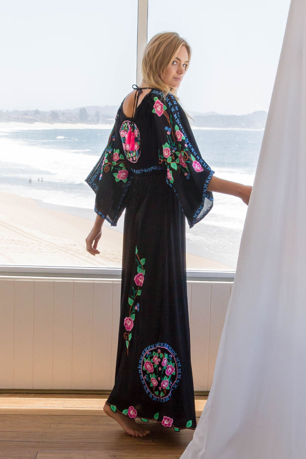 Women  Spring and Summer Elegant Seaside Vacation Amazing Embroidered Dress - Image 6