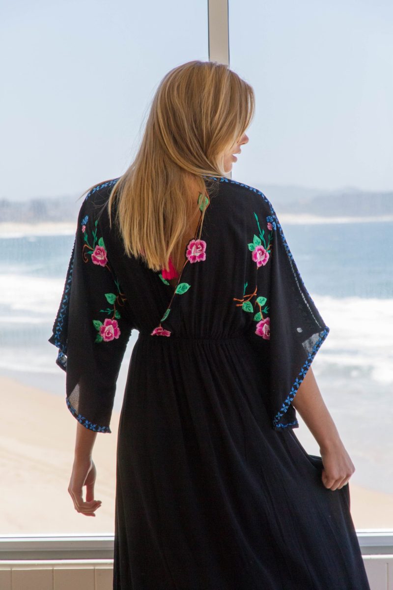 Women  Spring and Summer Elegant Seaside Vacation Amazing Embroidered Dress - Image 7