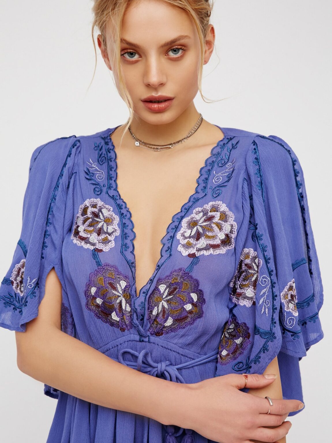 Women  Spring and Summer Elegant Seaside Holiday Sexy Embroidered Dress - Image 7