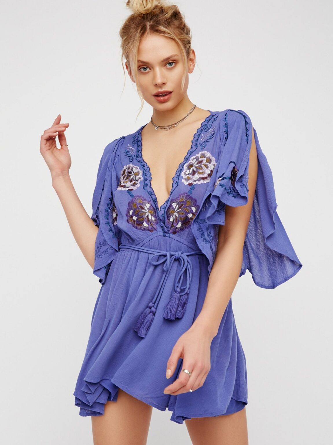 Women  Spring and Summer Elegant Seaside Holiday Sexy Embroidered Dress - Image 8