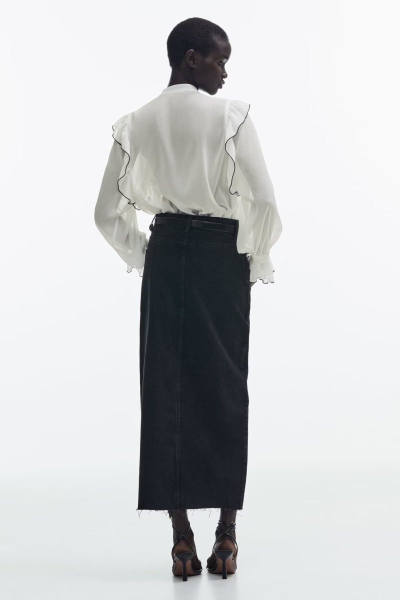 Spring Summer French Shirt Women Long Sleeved Chiffon Shirt Gentle Top Chic Shirt - Image 4