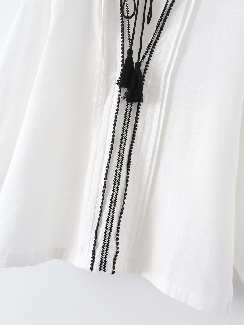 Niche Shirt Women Autumn Winter High Sense Small Shirt Chic Top - Image 10