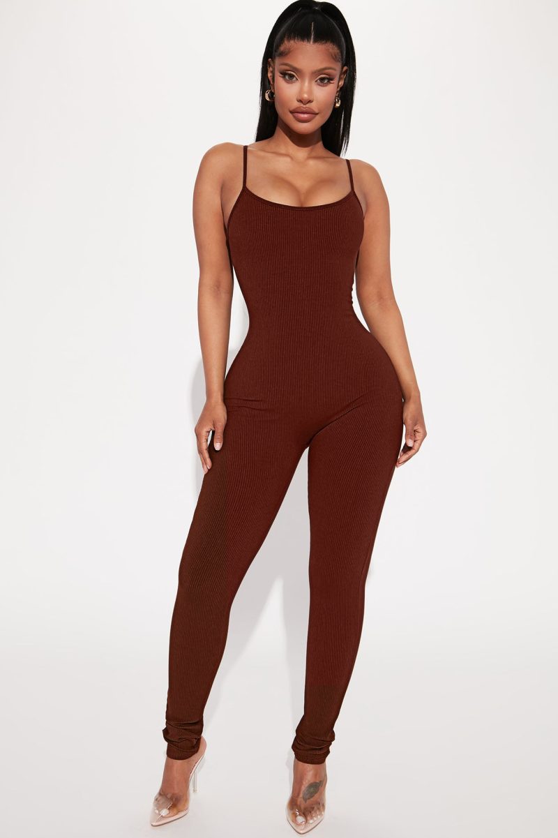 Women Clothing Summer Thread Sling Hip Lifting Beauty Back One Piece Trousers - Image 3