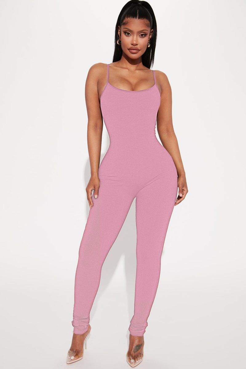 Women Clothing Summer Thread Sling Hip Lifting Beauty Back One Piece Trousers - Image 7