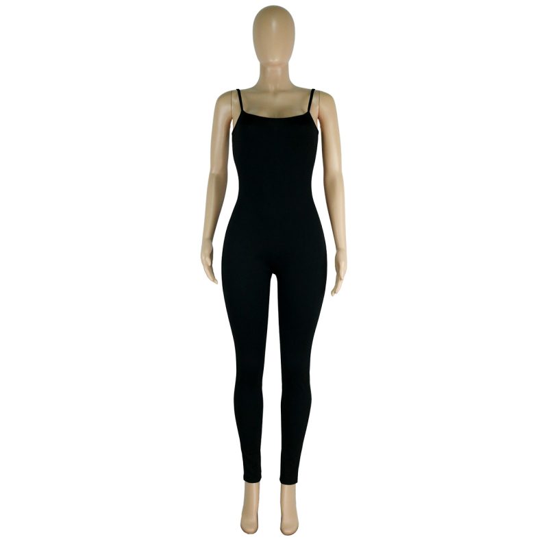 Women Clothing Summer Thread Sling Hip Lifting Beauty Back One Piece Trousers - Image 11