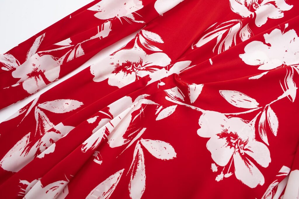 Women Clothing Sweet Western Slimming  Round Neck Long Sleeve Floral Print Dress - Image 10