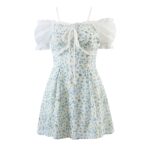 Lace Printed Two Wear Small Fresh Versatile Dress - Image 2
