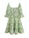 Summer Elegant Women Clothing Polyester Pullover Square Collar Dress