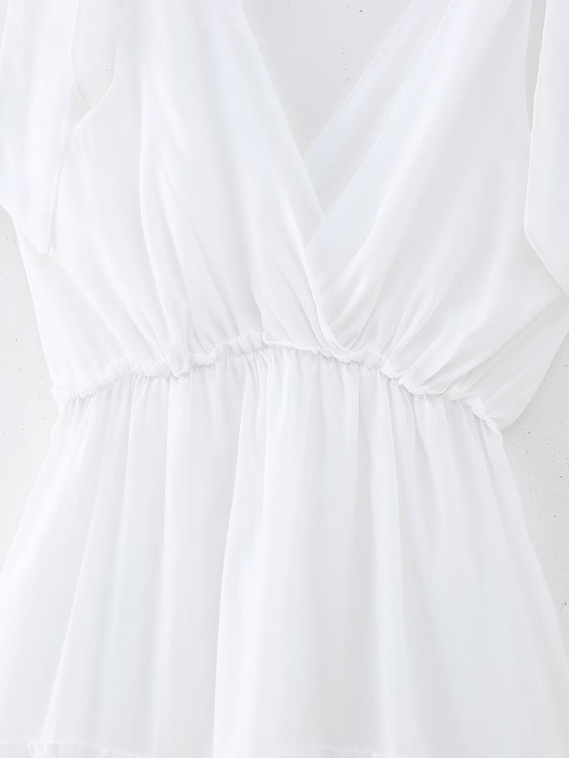 Women  Wear Winter Bubble Wrinkle Multi Layer Stitching Dress with Lining - Image 5