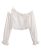 Women Clothing Early Spring Stretch Slim Pleating Knotted Short Top Women
